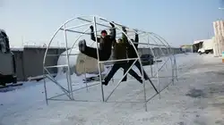 Прочный каркас теплицы Прочный каркас теплицы